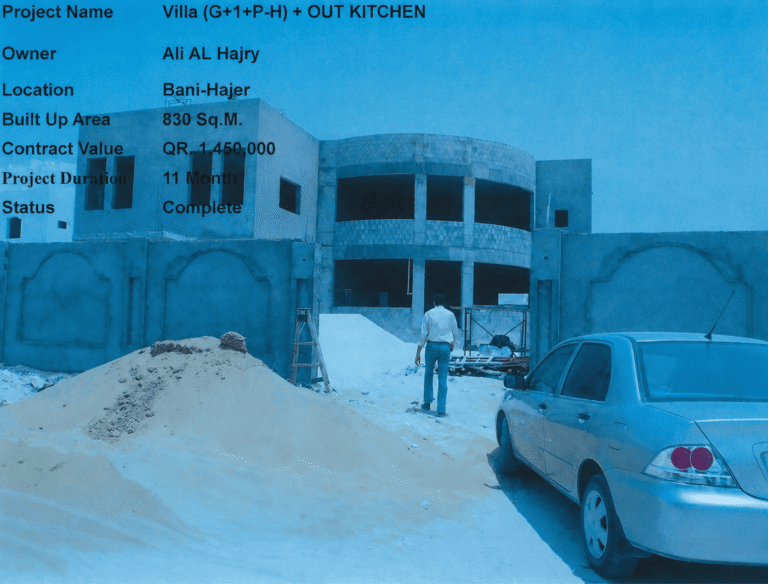 Villa (G+1+P-H) + OUT KITCHEN